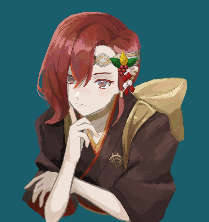 1boy, animal_ears, bat_boy, bat_ears, cho_yoy, elm_(fire_emblem), elm_(new_year)_(fire_emblem), fire_emblem