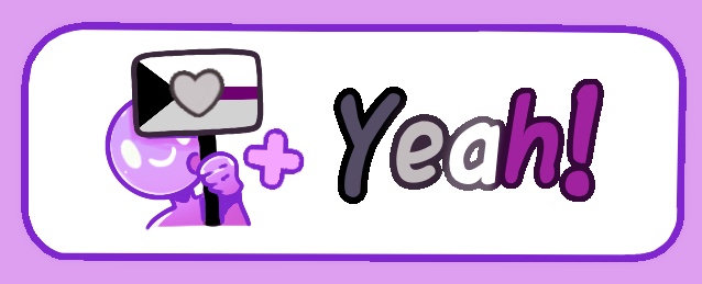 1other, ambiguous_gender, closed_mouth, colored_skin, commentary, cropped_torso, demisexual_flag, english_commentary