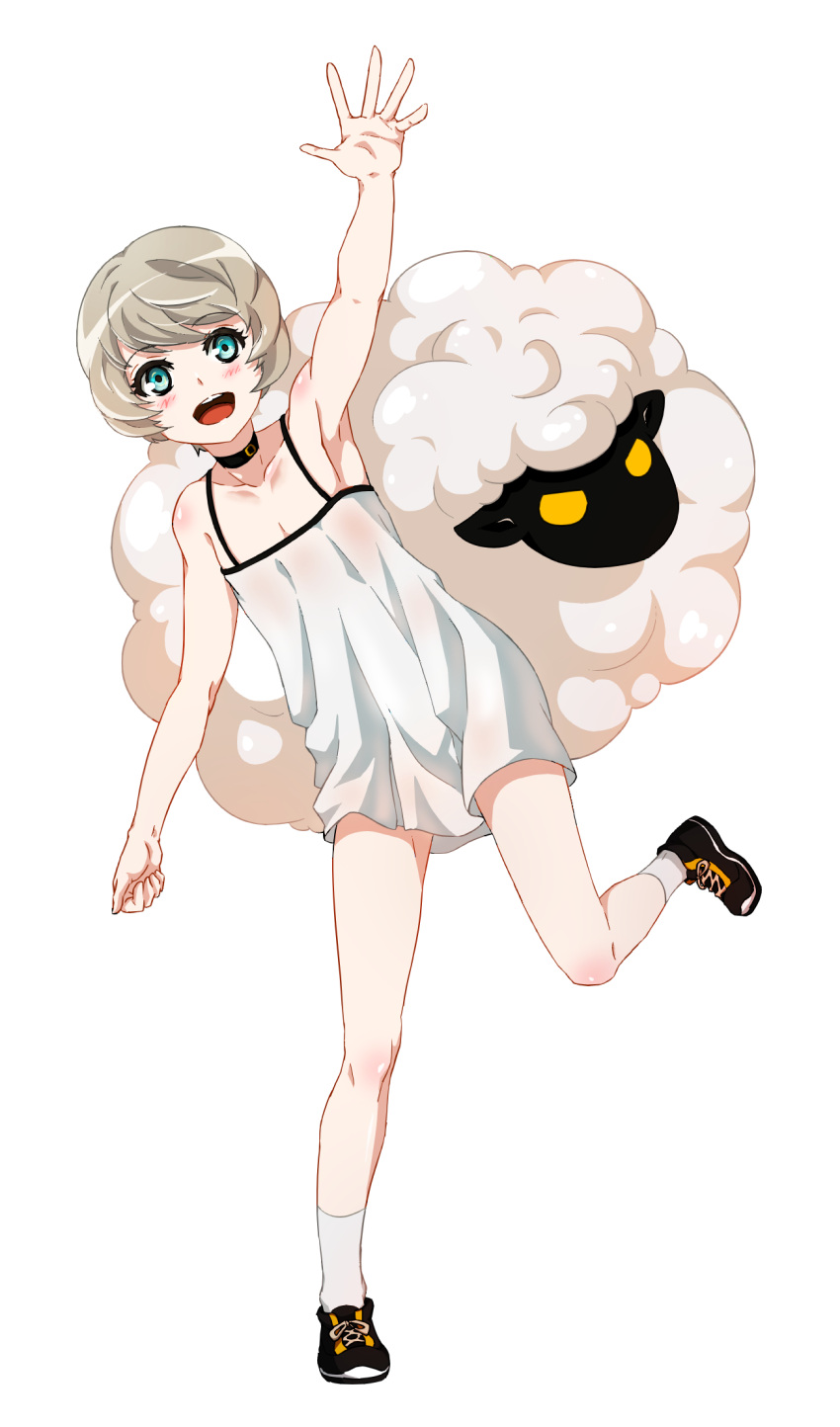 1boy, black_choker, child, choker, closers, green_eyes, highres, ju-i