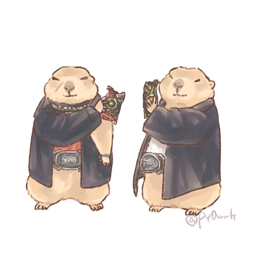 animal_focus, belt_buckle, black_coat, body_fur, brown_fur, buckle, coat, cosplay