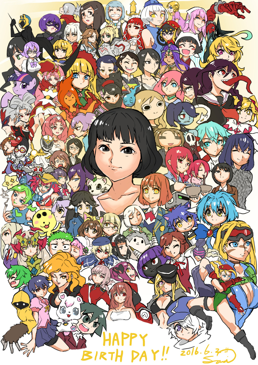 428:_fuusa_sareta_shibuya_de, 6+girls, absurdres, ace_attorney, adventure_time, akagi_towa, angel_beats!, animal_ears
