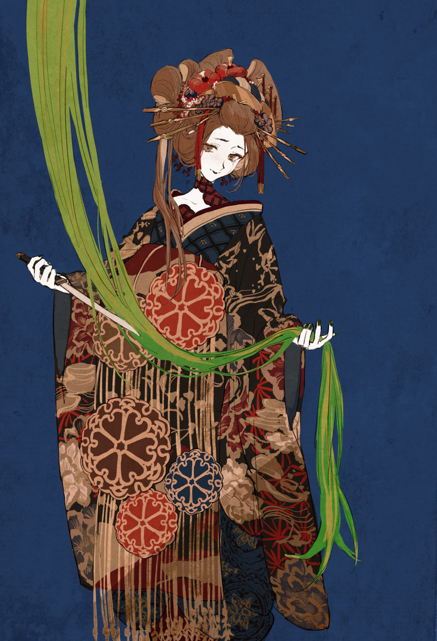 1girl, absurdres, bangs_pinned_back, berserker_(fate/samurai_remnant), brown_eyes, brown_hair, fate/samurai_remnant, fate_(series)