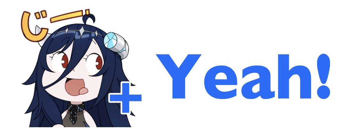 1girl, ahoge, blue_hair, broken_horn, chibi, english_commentary, english_text, horns