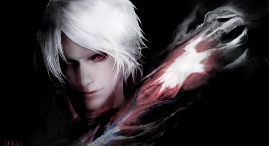 1boy, bishounen, closed_mouth, demon, demon_boy, devil_bringer, devil_may_cry_(series), devil_may_cry_4
