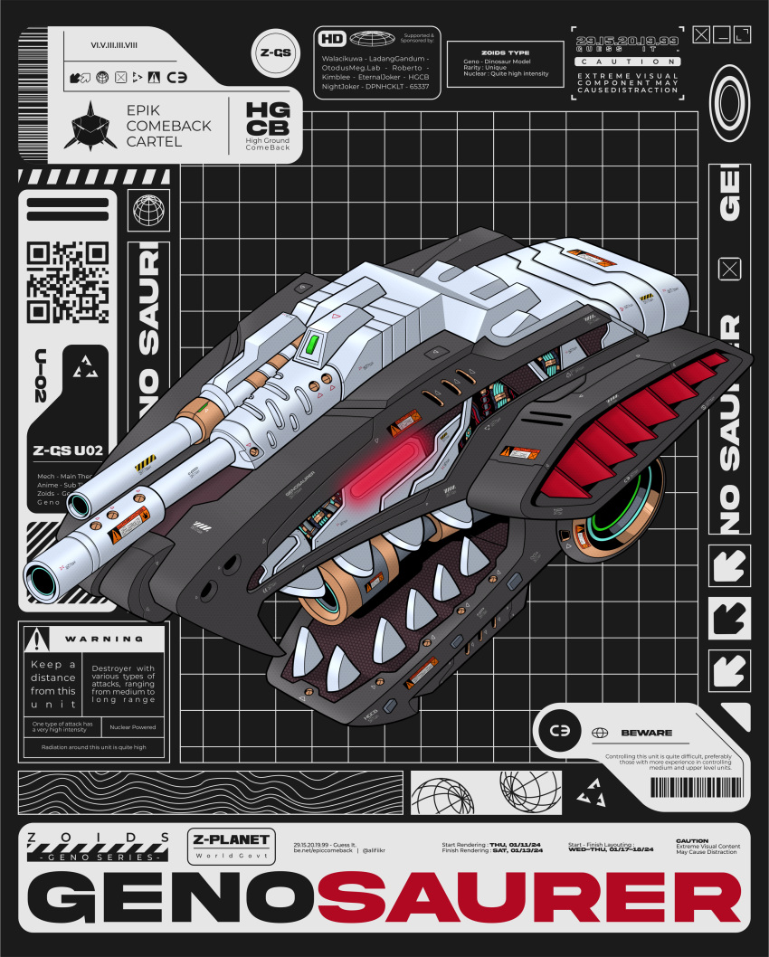 absurdres, artist_name, barcode, character_name, english_commentary, epik_comeback, genosaurer, glowing