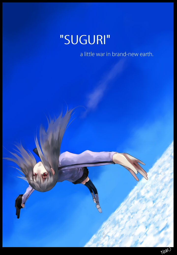 face, nobusnow, suguri, suguri_(character), thighhighs