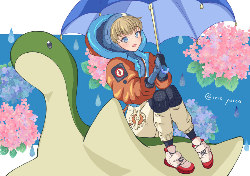 1girl, absurdres, animification, apex_legends, blonde_hair, blue_bodysuit, blue_eyes, bodysuit