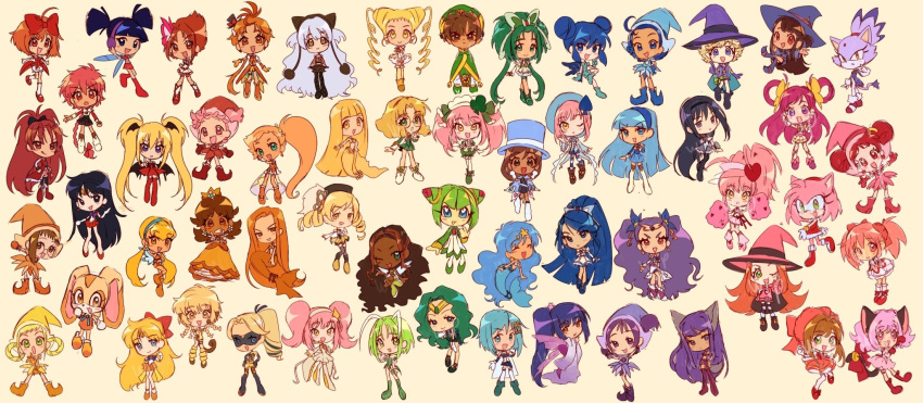 6+girls, absolutely_everyone, ace_attorney, aizawa_mint, akemi_homura, akemi_homura_(magical_girl), akimoto_komachi, amulet_clover