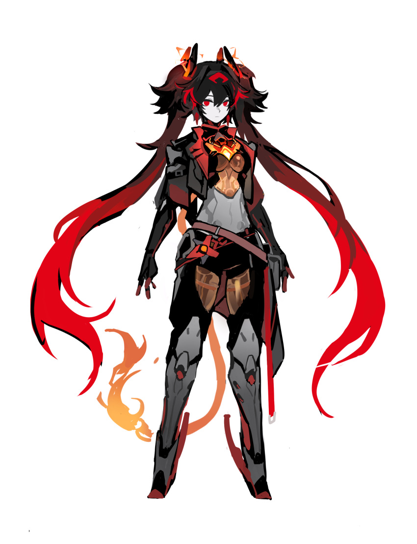 1girl, absurdres, alternate_costume, armored_boots, belt, black_hair, black_jacket, boots