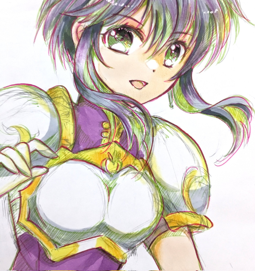 1girl, armor, black_hair, breastplate, chika_1, earrings, fire_emblem, fire_emblem:_genealogy_of_the_holy_war