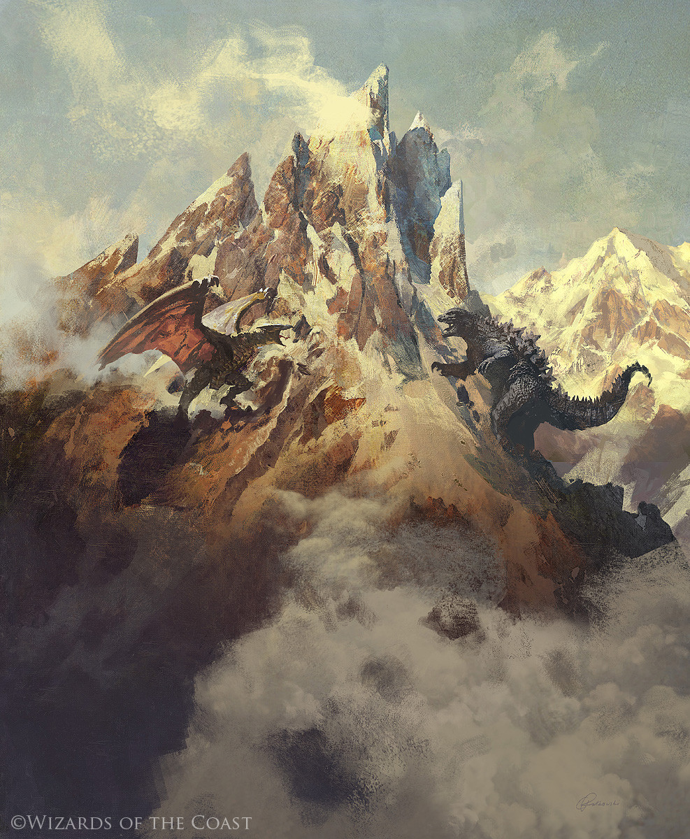 animal_focus, blue_sky, clouds, commentary, company_name, day, dragon, english_commentary