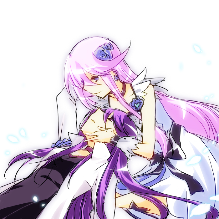 cure_moonlight_mirage, dark_persona, dual_persona, heartcatch_precure!, long_hair, magical_girl, multiple_persona, precure