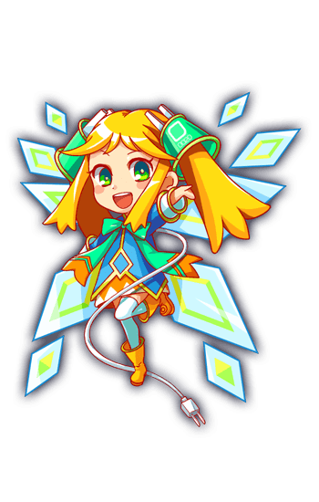 alternate_costume, ankle_boots, aqua_wings, arm_up, blonde_hair, blue_coat, blush_stickers, boots