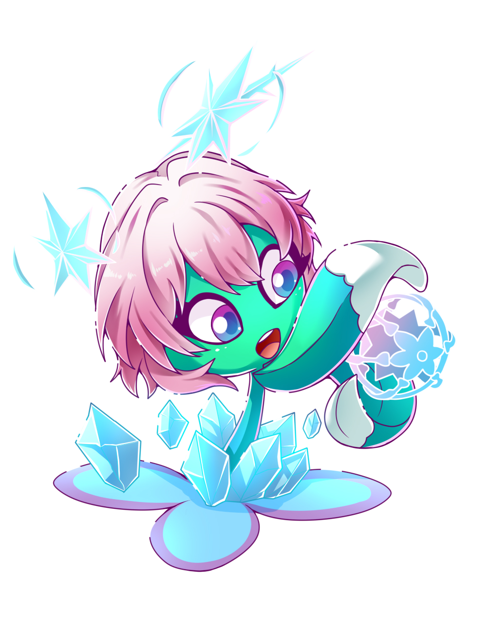 blue_eyes, chinese_commentary, commentary_request, cosplay, highres, honkai:_star_rail, honkai_(series), ice