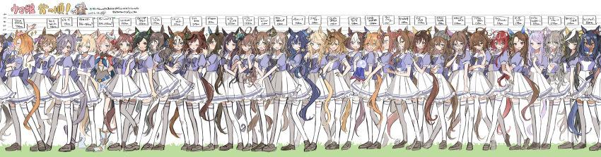 6+girls, absurdres, admire_vega_(umamusume), agnes_tachyon_(umamusume), ahoge, animal_ears, bamboo_memory_(umamusume), black_hair
