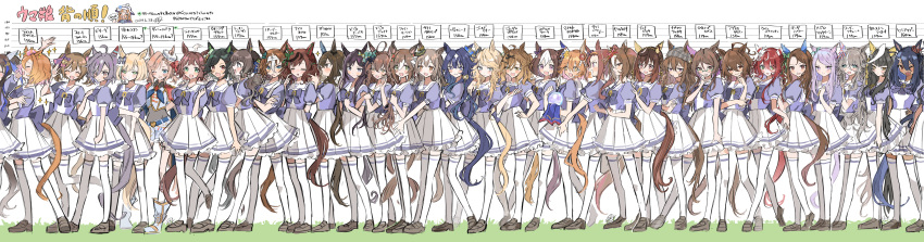 6+girls, absurdres, admire_vega_(umamusume), agnes_tachyon_(umamusume), ahoge, animal_ears, bamboo_memory_(umamusume), believe_(umamusume)