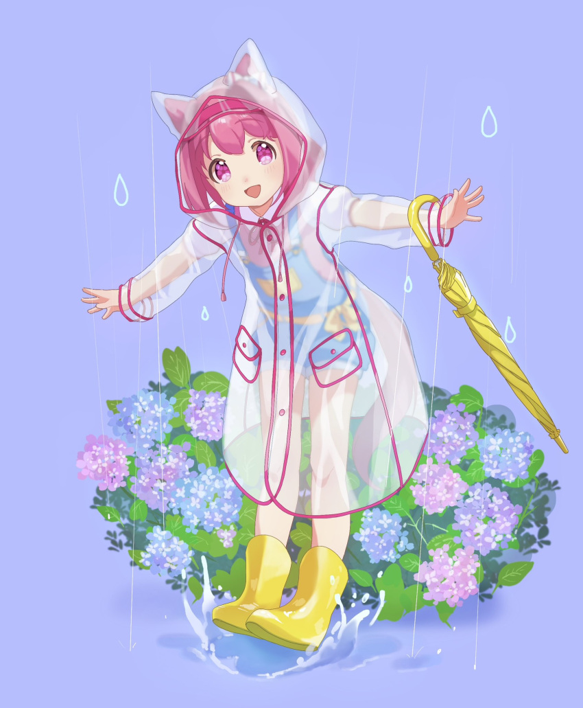 1girl, animal_ears, boots, bow, ear_covers, flower, hairband, haru_urara_(umamusume)