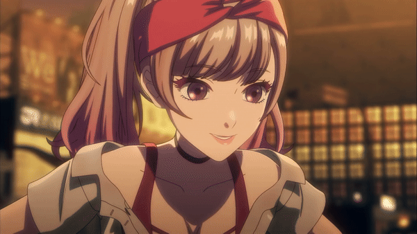 animated, animated_gif, city, d_cide_traumerei, flailing, mouri_rena, oda_ryuuhei, pink_eyes