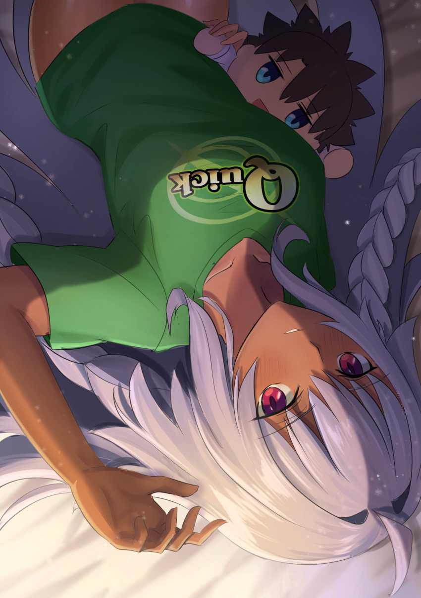 1girl, absurdres, ahoge, braid, character_doll, dark-skinned_female, dark_skin, fate/grand_order