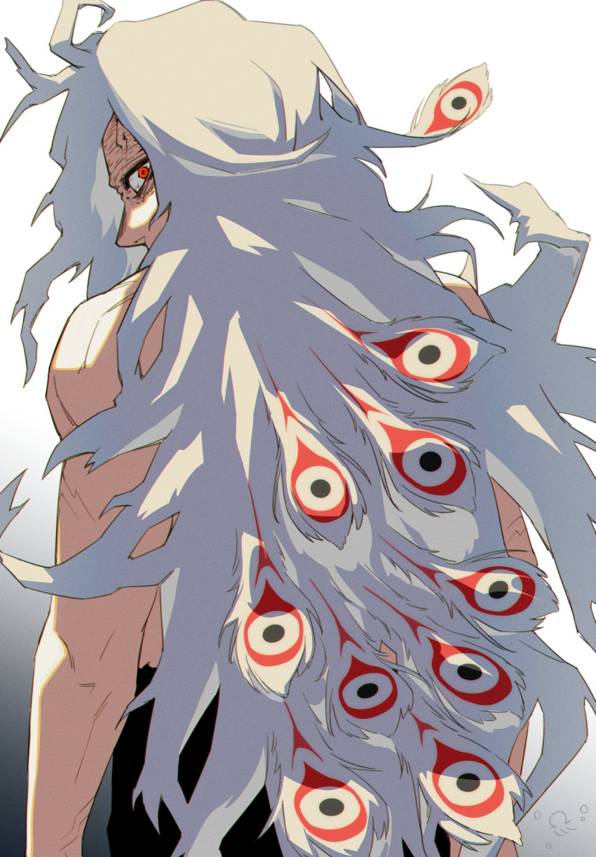 1boy, absurdres, alternate_design, aranciojelyfish, arms_at_sides, black_pants, bloodshot_eyes, boku_no_hero_academia