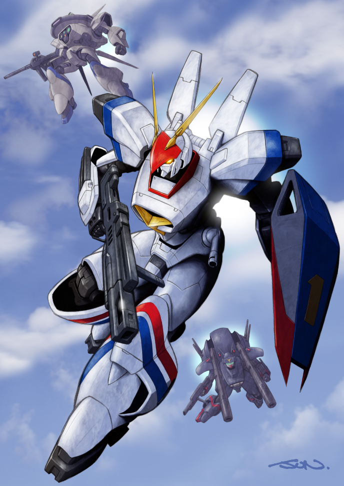 1980s_(style), aircraft, assault_visor, cannon, clouds, d-1, d-2, d-3