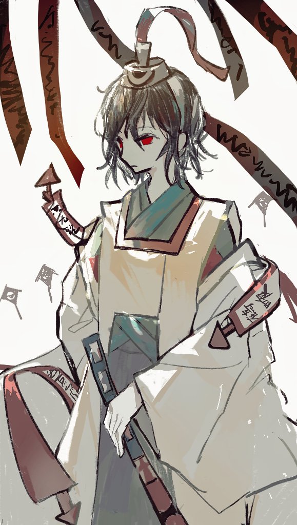 1other, androgynous, arde_(len'en), bad_id, bad_twitter_id, black_hair, black_hat, closed_mouth