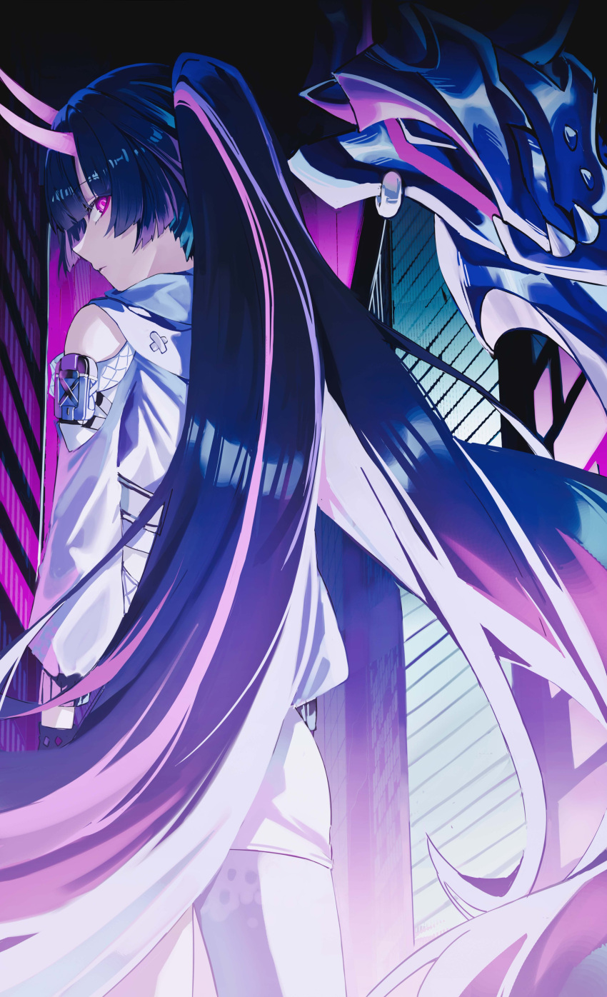 1girl, absurdres, bare_shoulders, black_gloves, closed_mouth, dress, gloves, highres