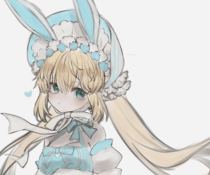 1girl, animal_ears, artoria_caster_(fate), artoria_caster_(swimsuit)_(fate), artoria_caster_(swimsuit)_(second_ascension)_(fate), artoria_pendragon_(fate), bare_shoulders, blonde_hair