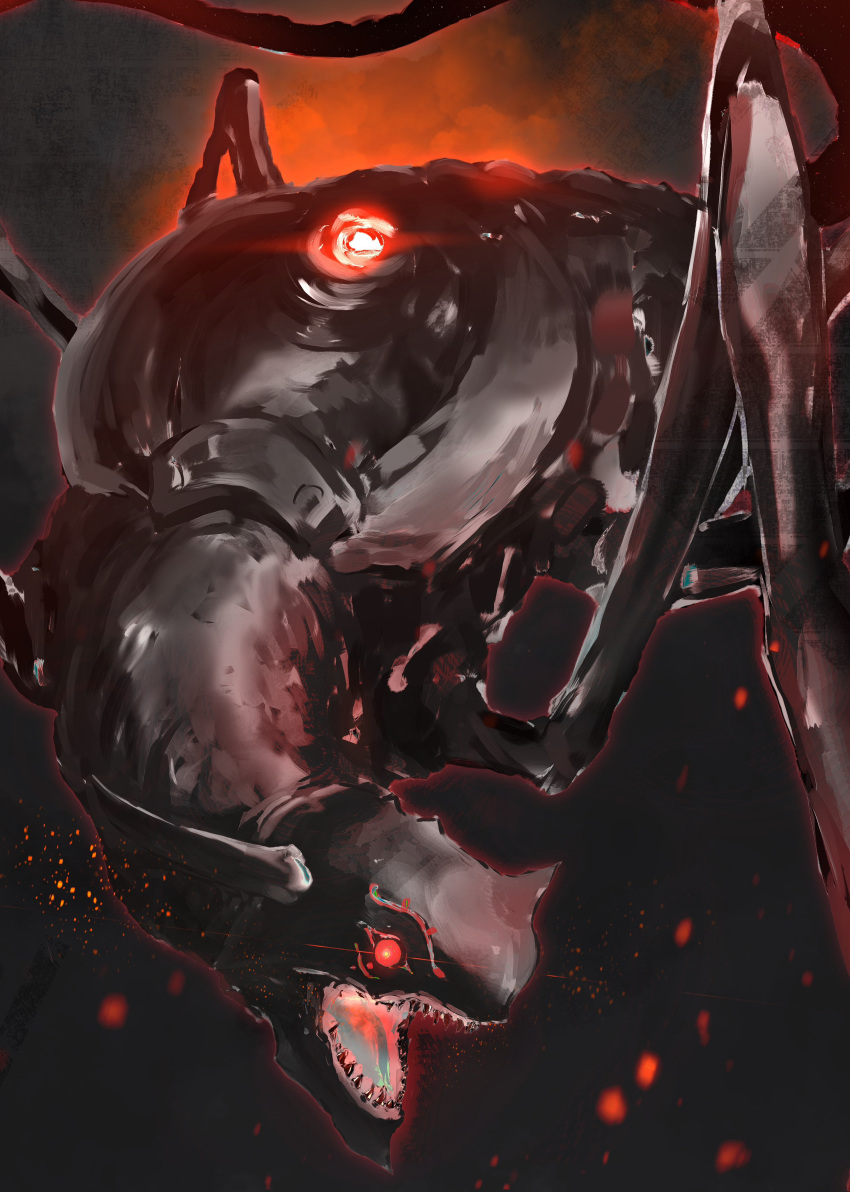 absurdres, armagemon, black_skin, carapace, colored_skin, digimon, digimon_(creature), digimon_adventure_02