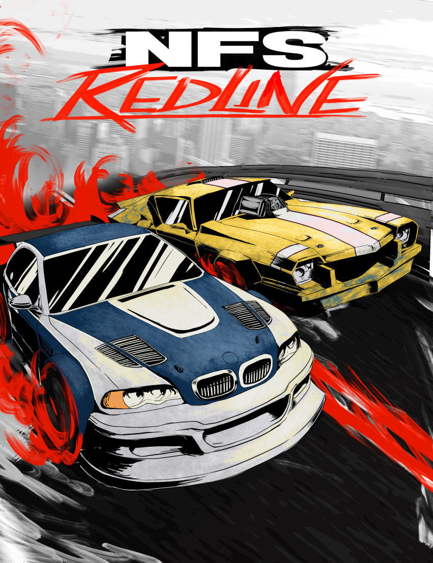 absurdres, bmw, bmw_3_series, bmw_e46, bmw_m3, copyright_name, crossover, engine