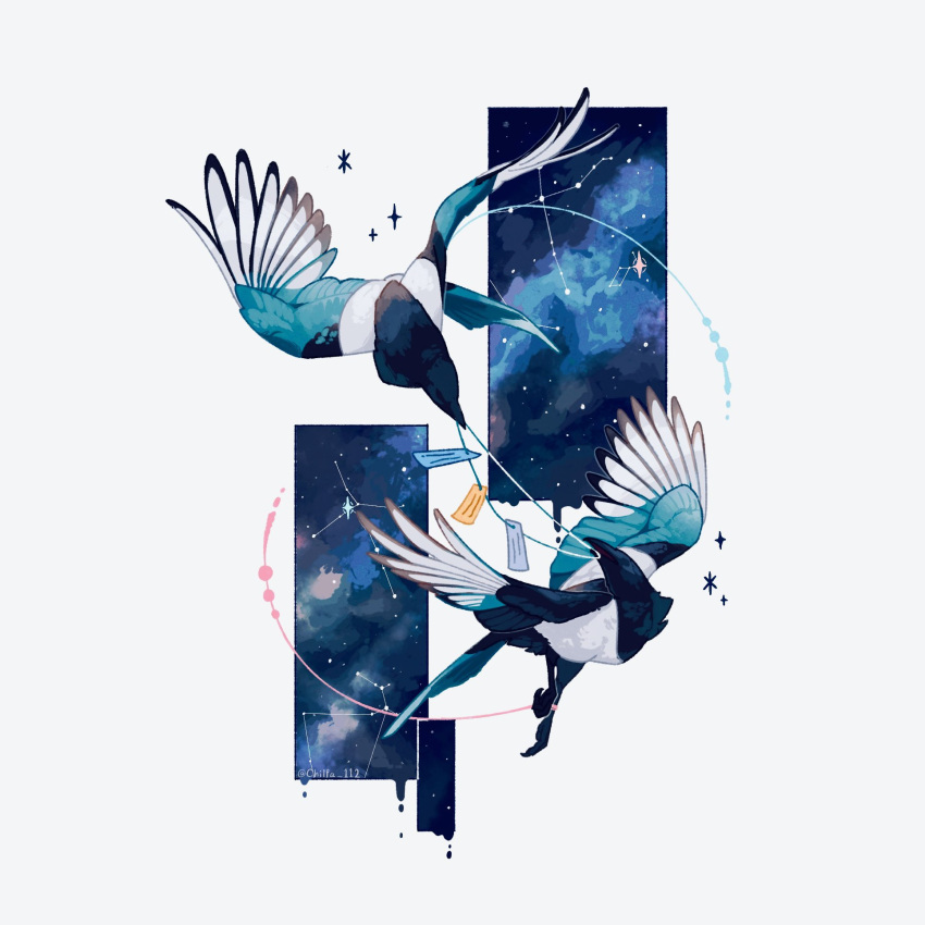 altair_(star), animal, animal_focus, aquila_(constellation), bird, check_constellation, chilfa_112, commentary