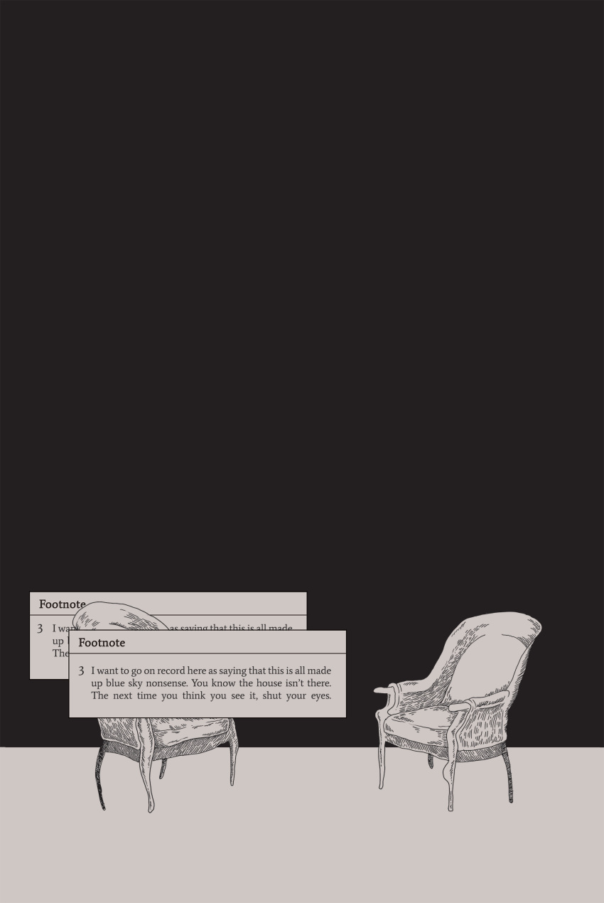 absurdres, black_background, black_theme, chair, english_text, floor, footnote, greyscale