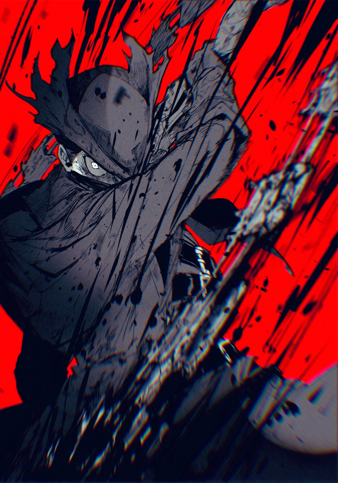 1other, ambiguous_gender, arm_up, belt, blood, bloodborne, coat, fighting_stance