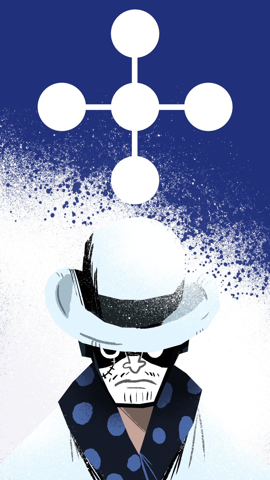 1boy, beard_stubble, closed_mouth, commentary, english_commentary, facial_hair, guernica_(one_piece), hat