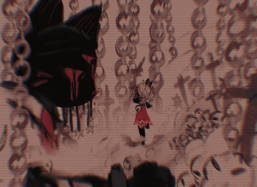 black_cat, cult_of_the_lamb, cute, finished, lamb, narinder_(cult_of_the_lamb), spookycatzzz, spookycatzzz(artist)