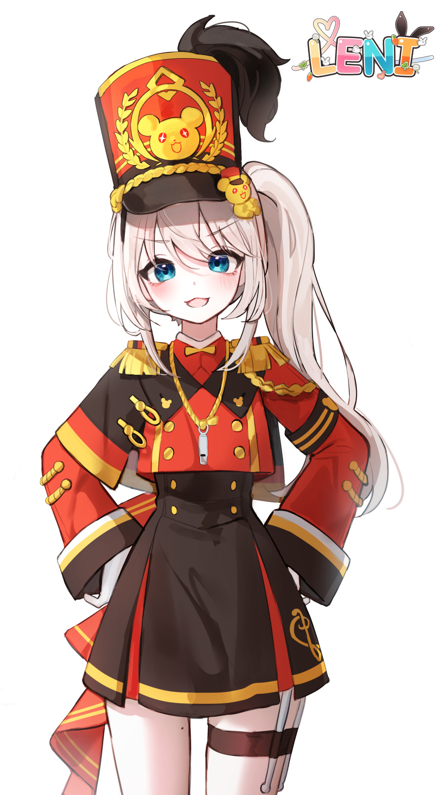1girl, absurdres, artist_request, black_survival, blonde_hair, commission, green_eyes, highres