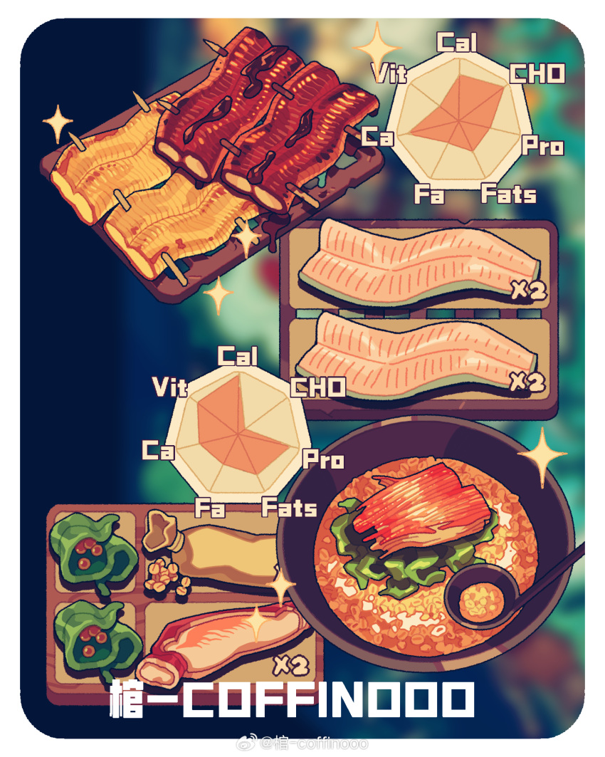 artist_name, black_background, blurry, blurry_background, border, chinese_commentary, coffinooo, commentary_request