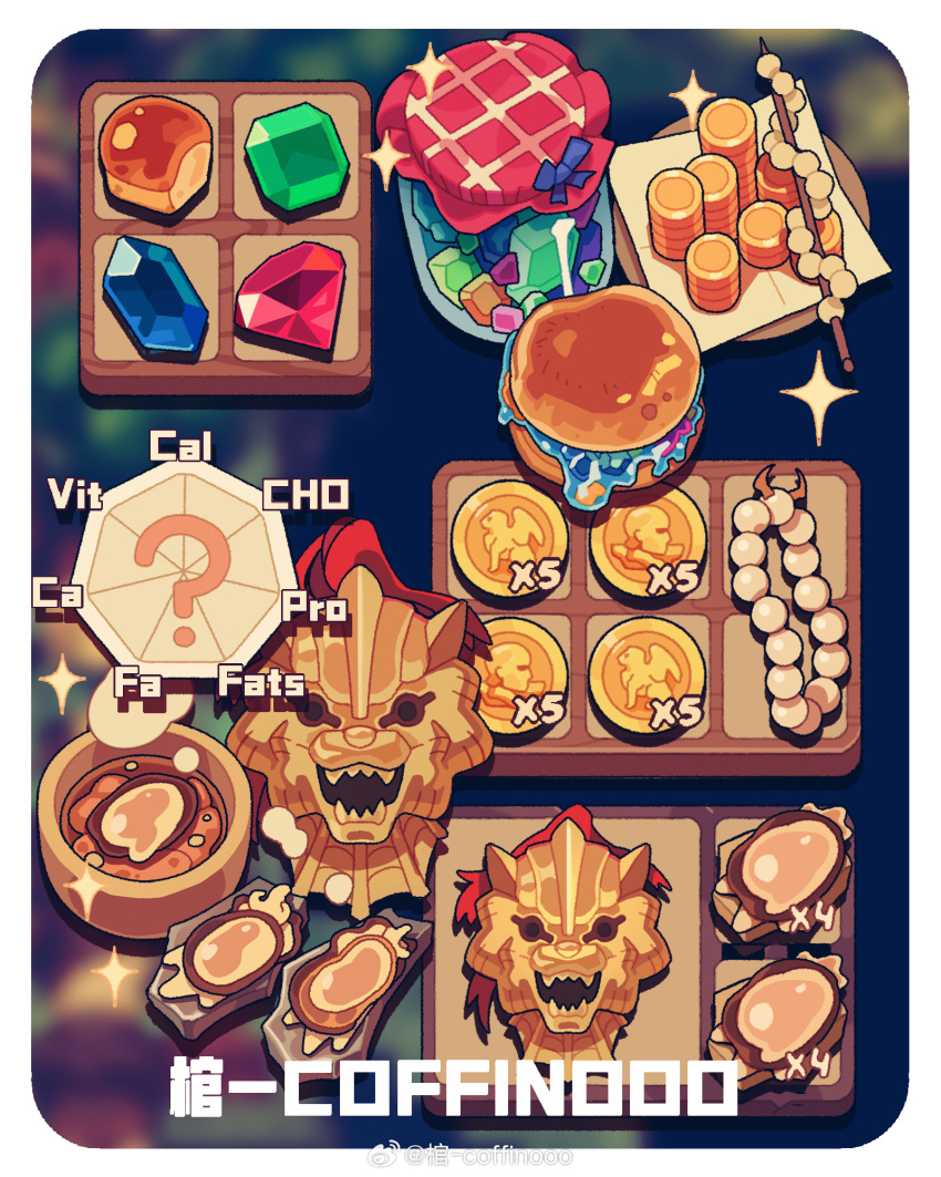 artist_name, black_background, blue_gemstone, blurry, blurry_background, border, bug, chinese_commentary