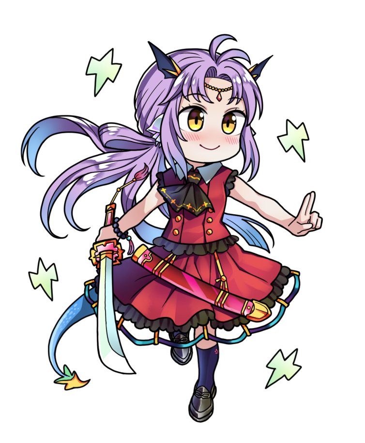 alternate_costume, anarogumaaa, antenna_hair, ascot, black_ascot, black_footwear, blush, bracelet