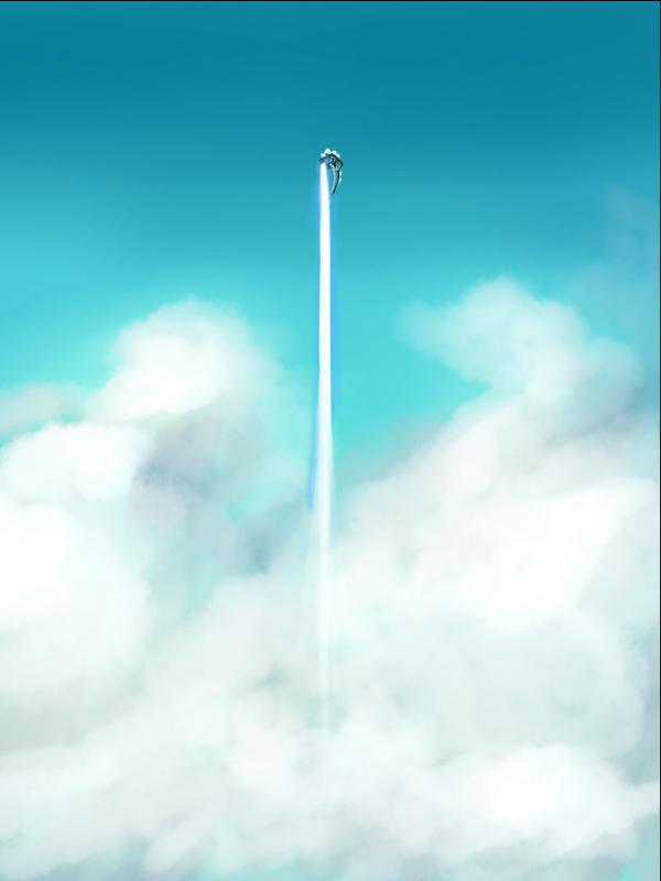 above_clouds, atomic_breath, breath_weapon, clouds, dinosaur, drbuffalo_(artiest), energy, energy_beam