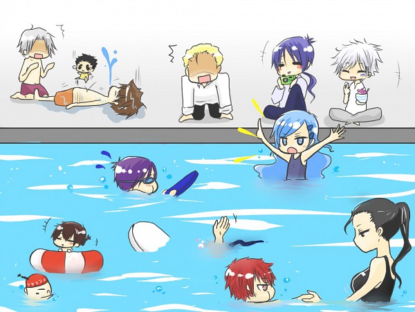 bluebell, byakuran, camera, chrome_dokuro, gamma, gokudera_hayato, i-pin, katekyo_hitman_reborn