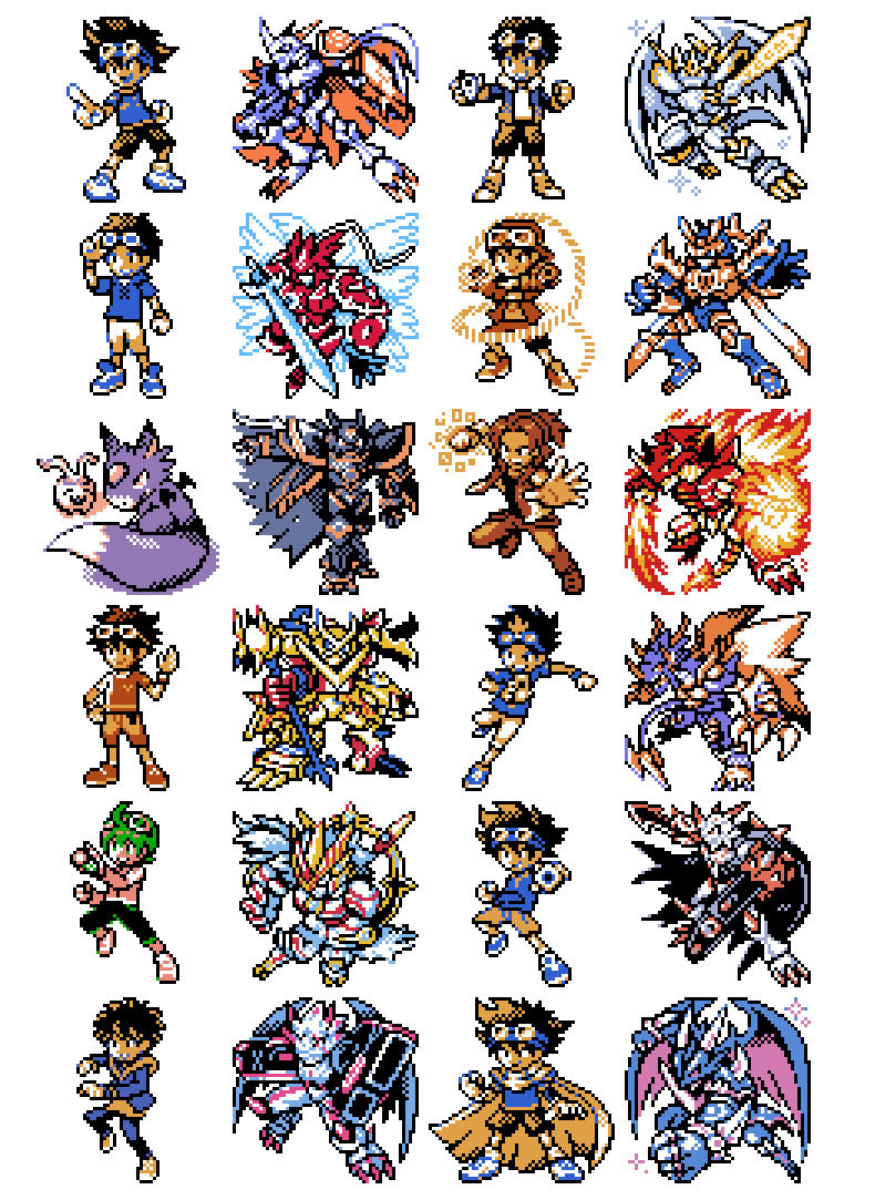 6+boys, akashi_tagiru, alphamon, amanokawa_hiro, appmon, arm_blade, arm_cannon, armor