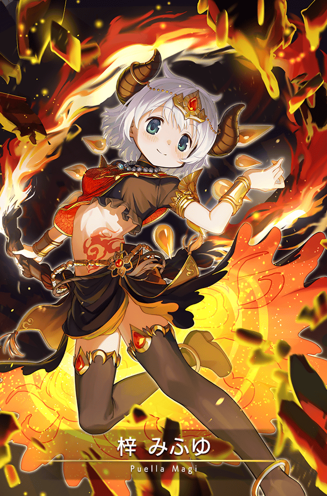 1girl, anklet, aqua_eyes, azusa_mifuyu, azusa_mifuyu_(otogibanashi_ver.), bead_necklace, beads, black_footwear