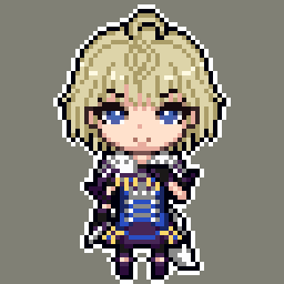 1girl, ahoge, blonde_hair, blue_eyes, fake_tail, fire_emblem, fire_emblem_engage, full_body