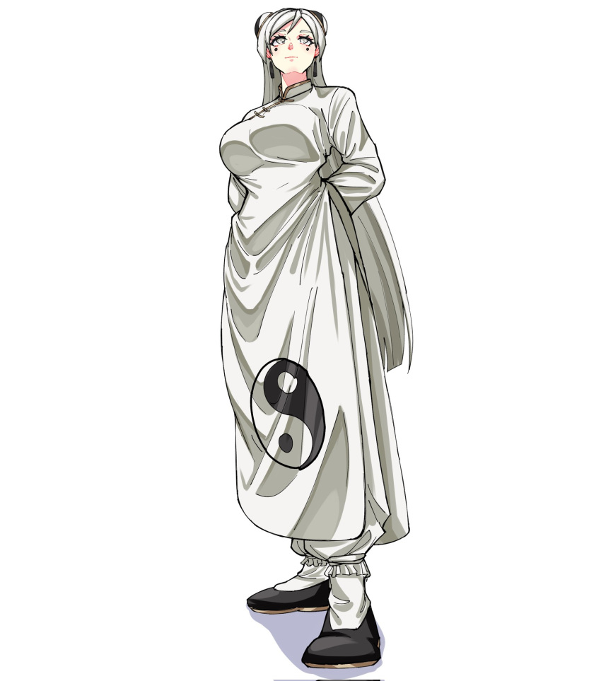china_dress, chinese_clothes, dress, fighting_stance, highres, kokoronokoibito, kung_fu, martial_arts