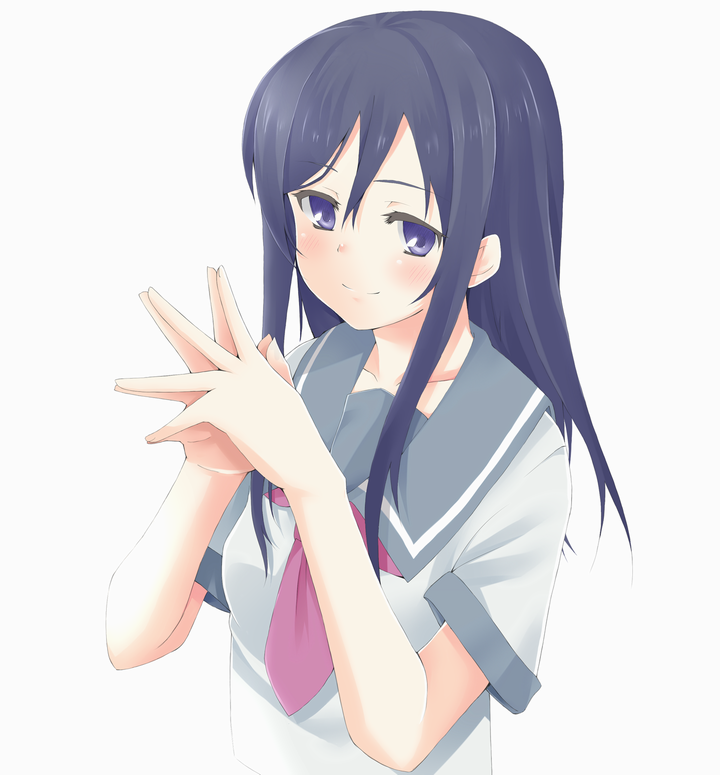 black_hair, blue_eyes, flat_(joppin_karu!), flat_(ko-do), long_hair, ore_no_imouto_ga_konna_ni_kawaii_wake_ga_nai, pixiv_manga_sample, school_uniform