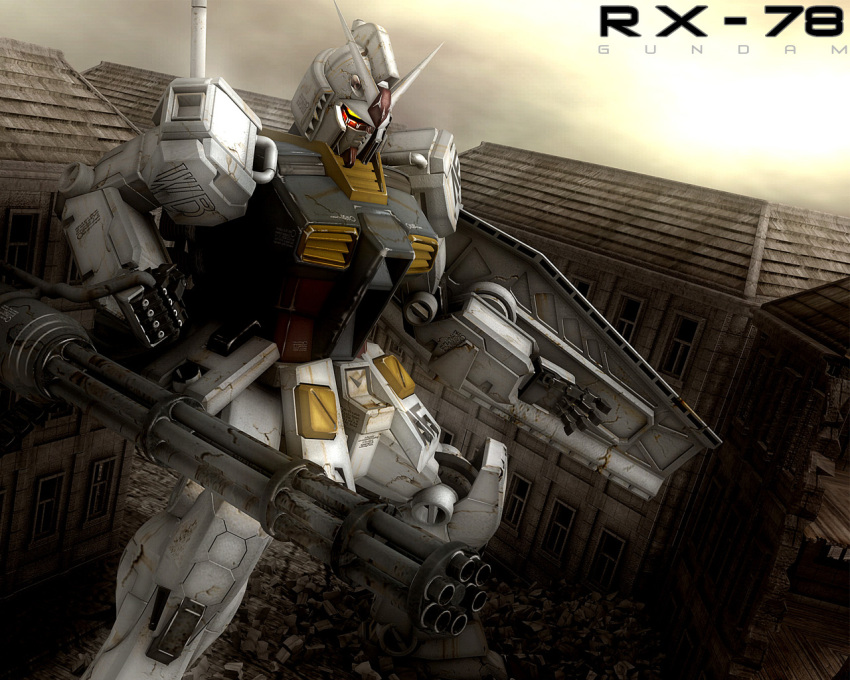 mecha, minigun, mobile_suit_gundam, rx-78, tagme