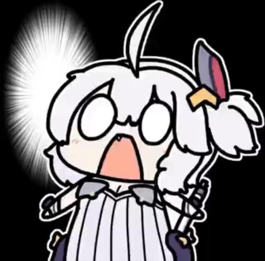 1girl, azur_lane, open_mouth, seseren, shocked, universal_bulin_(azur_lane), universal_bullin_(azur_lane)