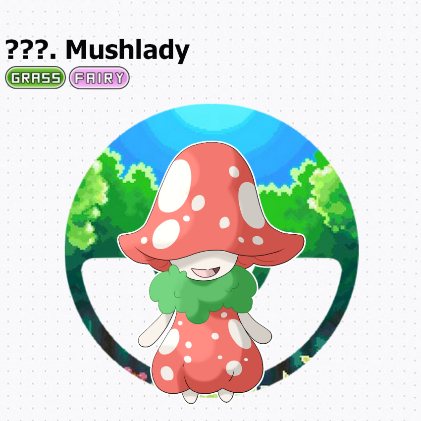 fakemon, fakemon_(creature), jhonnyboyarts, lady, monster, mushrom, nintendo, pokemon, pokemon_(creature), pokemon_(game)