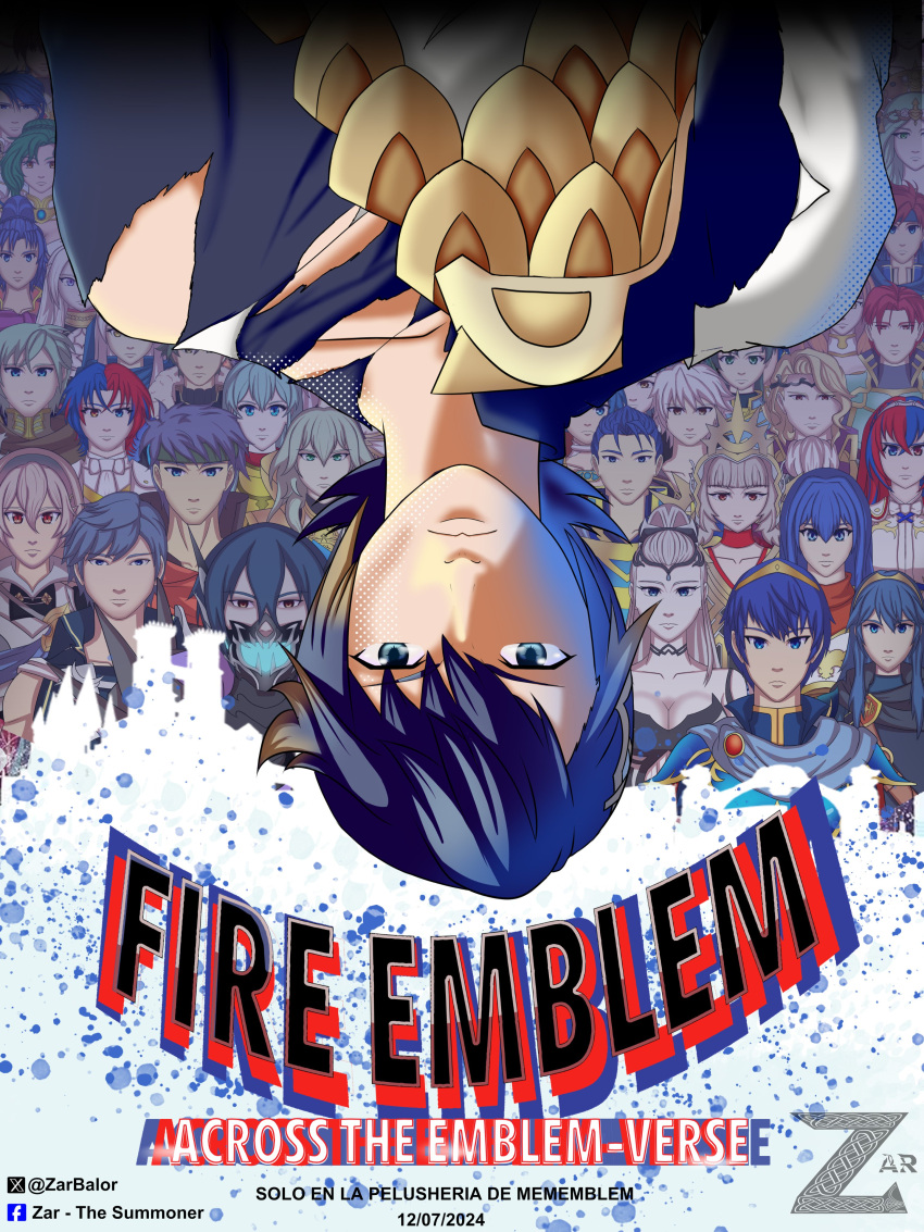 absurdres, alear_(female)_(fire_emblem), alear_(fire_emblem), alear_(male)_(fire_emblem), alfred_(fire_emblem), alm_(fire_emblem), artist_request, black_hair